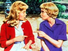 Hayley Mills plays identical twins in The Parent Trap